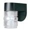 Westinghouse Fixture Wall Outdoor 60W Lantern Polypropylene, Black Clear Jelly Jar Glass 6680000 - alternate 1